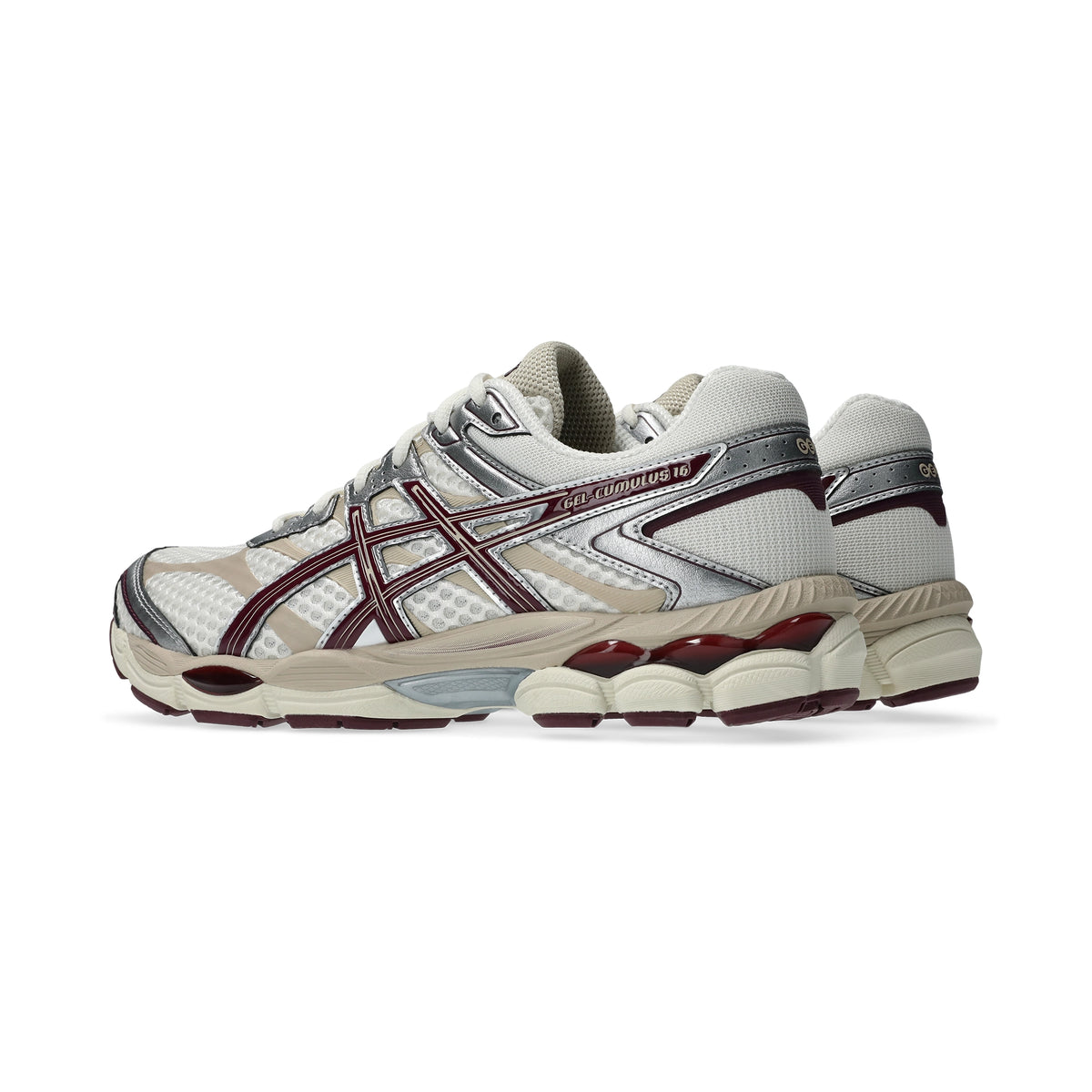ASICS UNISEX SHOES GEL CUMULUS 16 CREAM/BENIIMO PURPLE - Sole Therapy