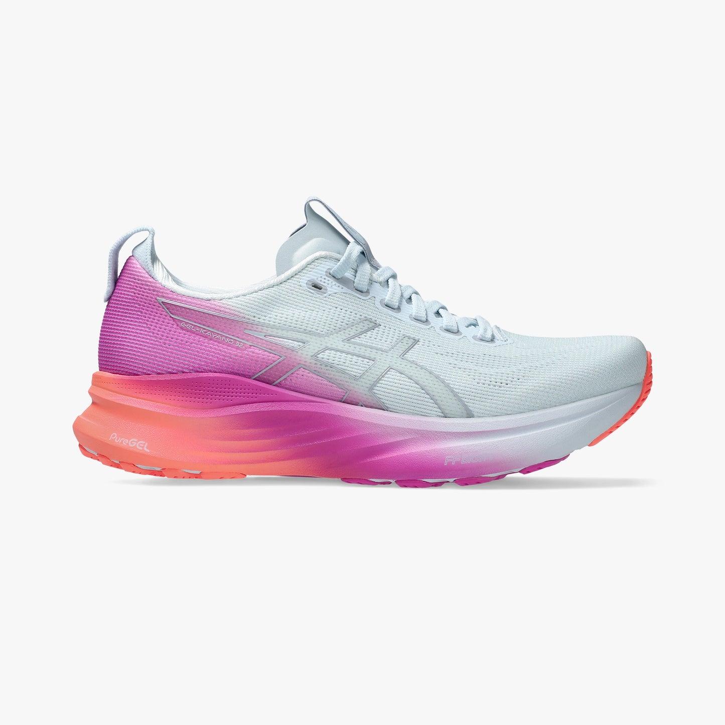 ASICS WOMEN SHOES  GEL KAYANO 32 SKY/DIGITAL SAKURA - Sole Therapy