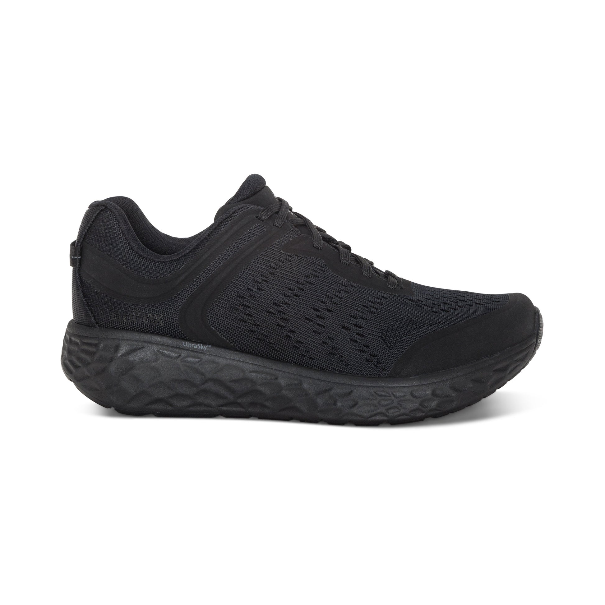 Aetrex Chase Arch Support Sneakers Men's Slip-On Black/Black - Sole Therapy