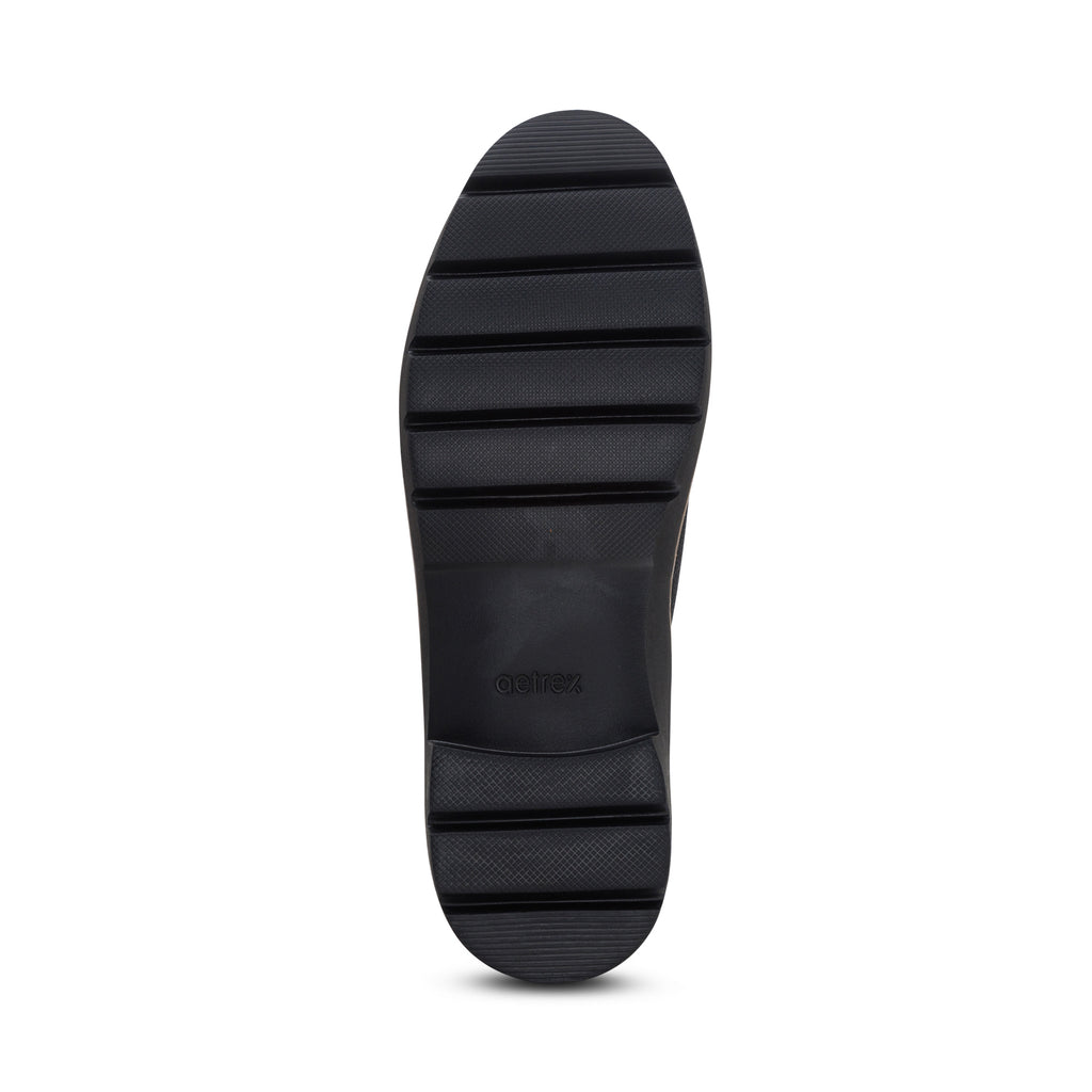 Aetrex Chloe Slip On Loafer Black - Sole Therapy