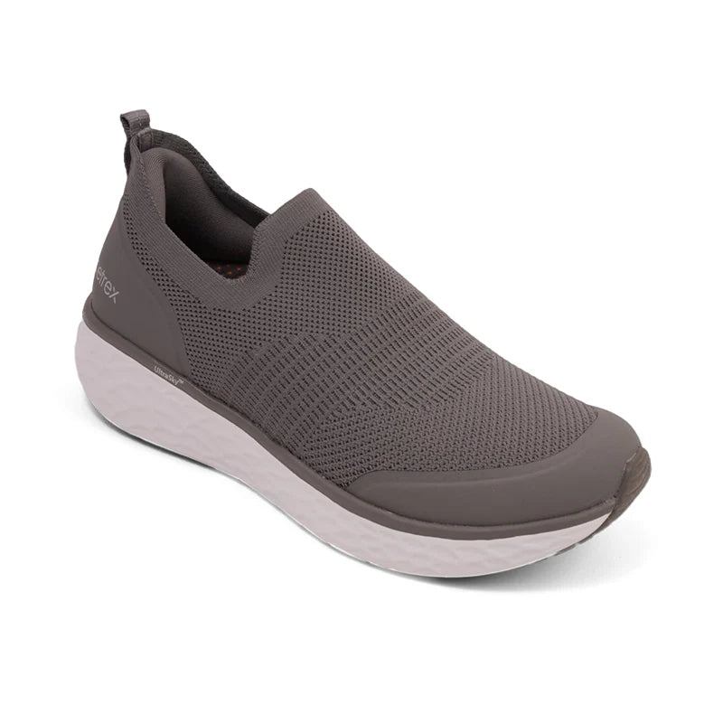 Aetrex Dash Arch Support Sneakers Men - Grey - Sole Therapy