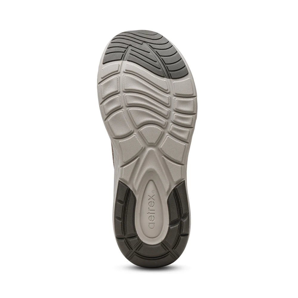 Aetrex Dash Arch Support Sneakers Men - Taupe - Sole Therapy