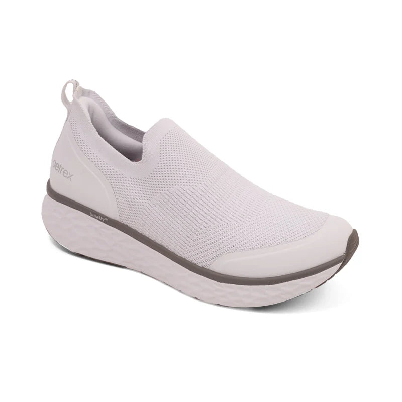 Aetrex Dash Arch Support Sneakers Men - White - Sole Therapy