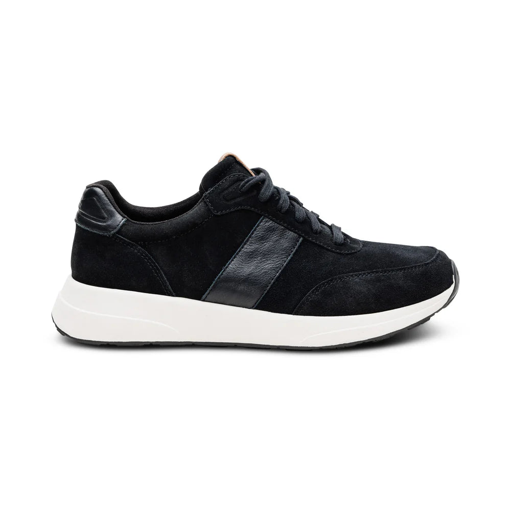 Aetrex Graham Arch Support Sneakers - Black - Sole Therapy