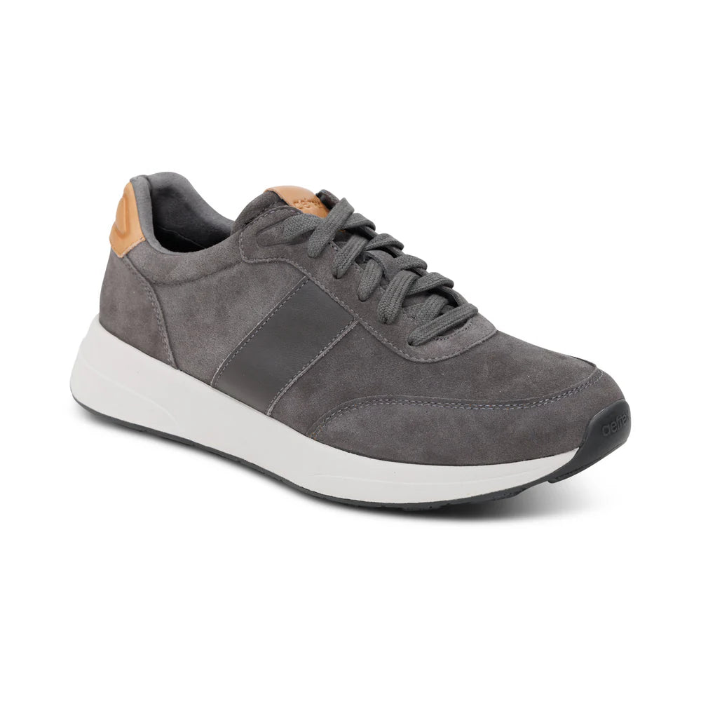 Aetrex Graham Arch Support Sneakers - Charcoal - Sole Therapy