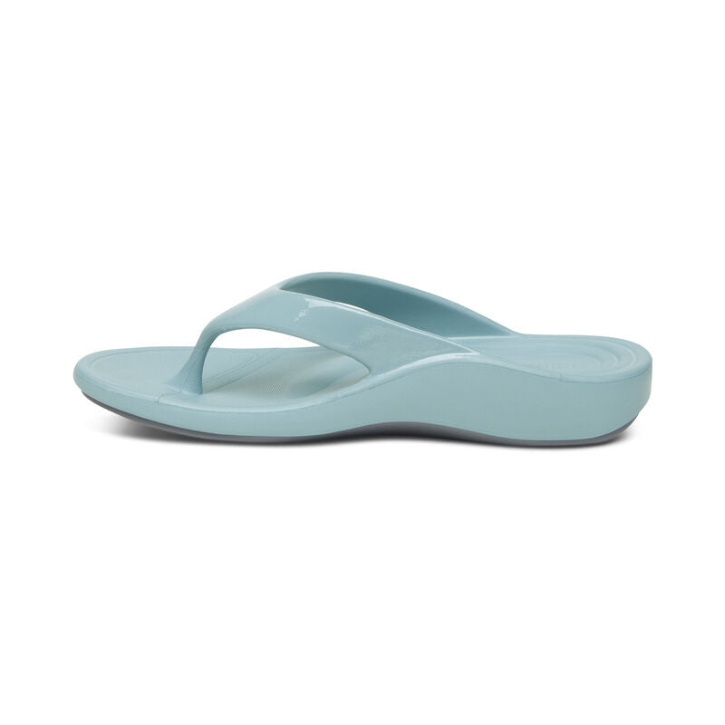 Aetrex Maui Orthotics Flips Women - Blue - Sole Therapy