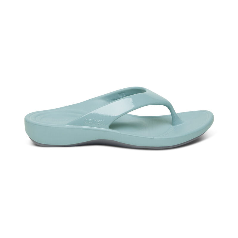 Aetrex Maui Orthotics Flips Women - Blue - Sole Therapy