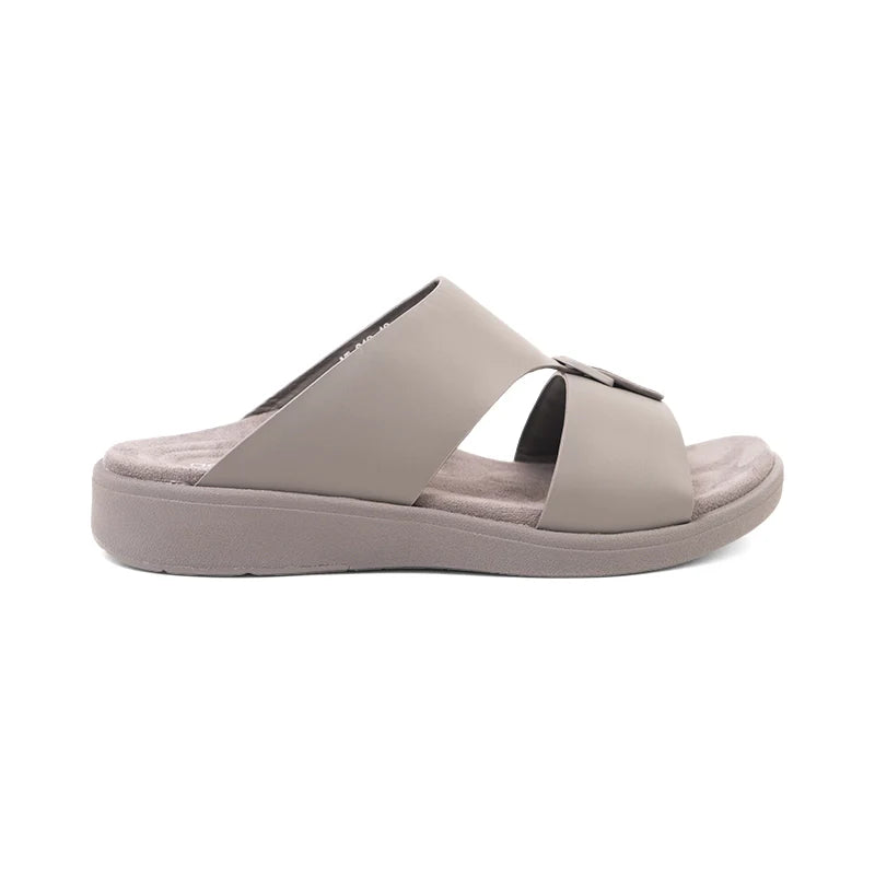 Aetrex Men's Hybrid Leather Sandals - Grey - Sole Therapy