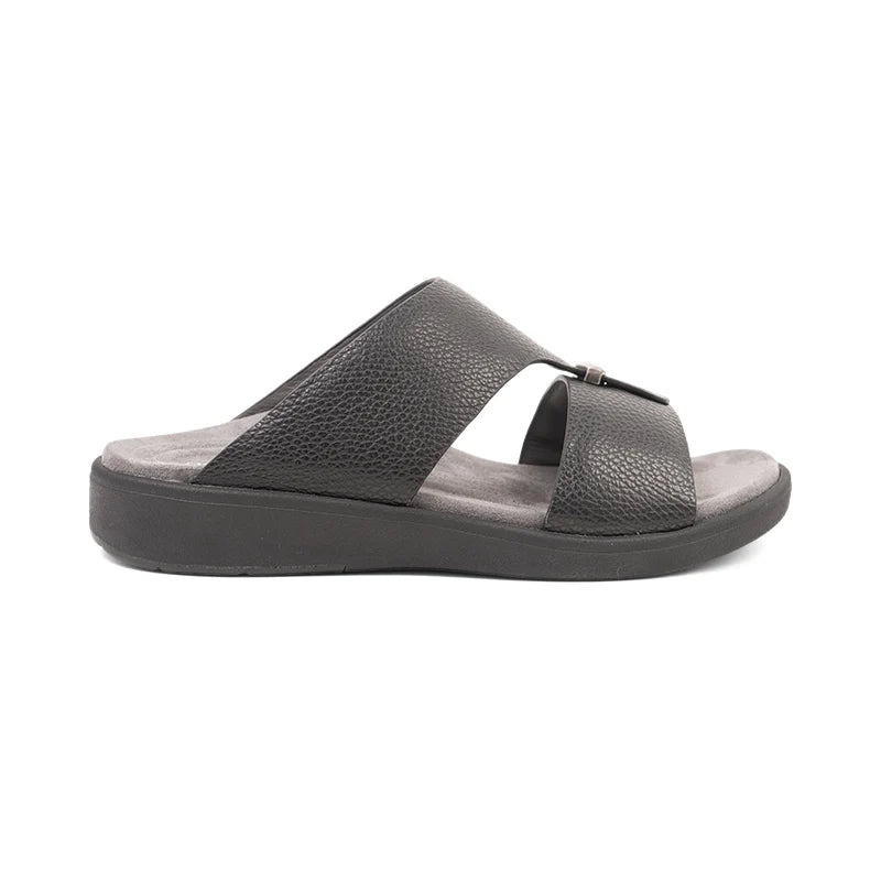 Aetrex Men's Orthopedic Hybrid Sandals - Black - Sole Therapy