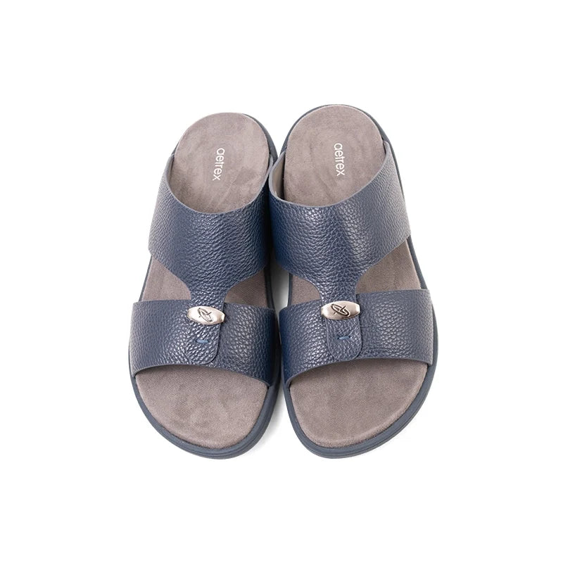 Aetrex Men's Orthopedic Hybrid Sandals - Navy - Aetrex Middle East