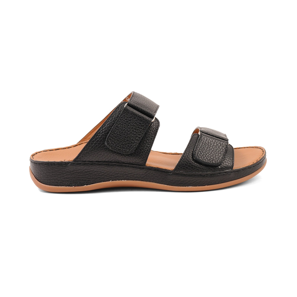 Aetrex Premium Comfort Arabic Sandals Black - Sole Therapy