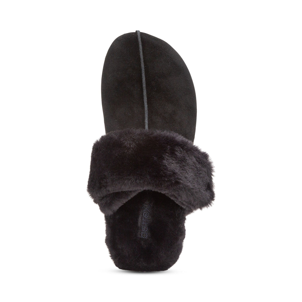 Arianna Arch Support Slippers - Black - Sole Therapy