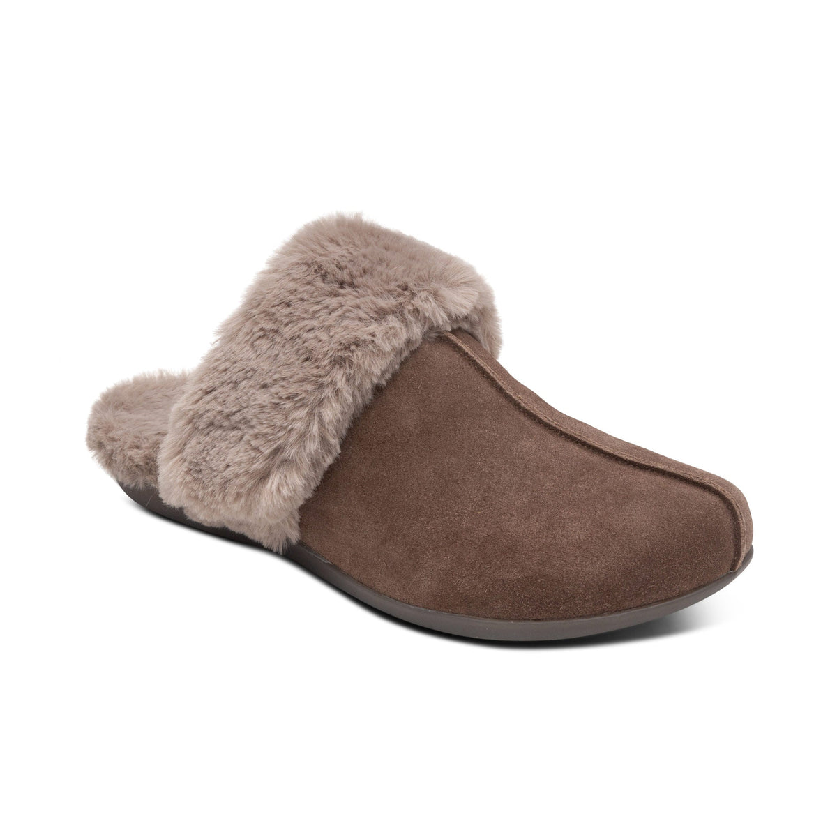 Arianna Arch Support Slippers - Walnut - Sole Therapy