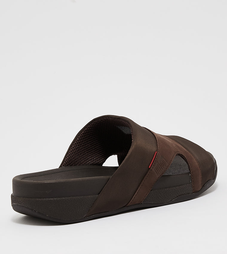 FITFLOP MENS FREEWAY III SANDALS CHOCOLATE