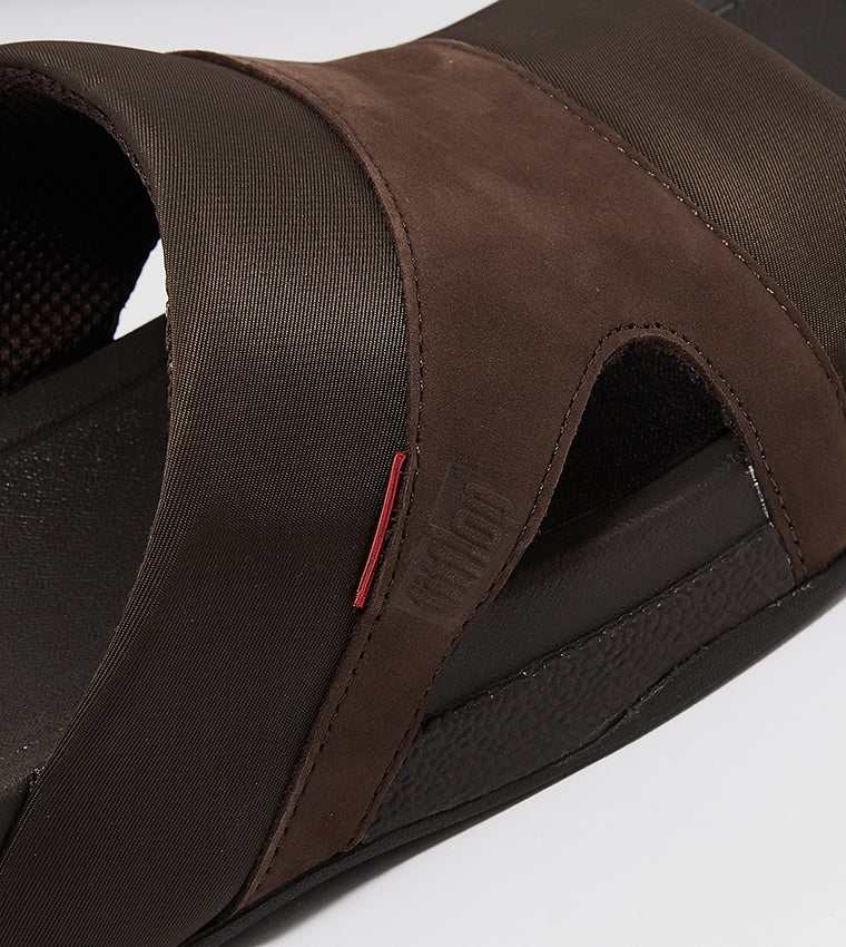 FITFLOP MENS FREEWAY III SANDALS CHOCOLATE