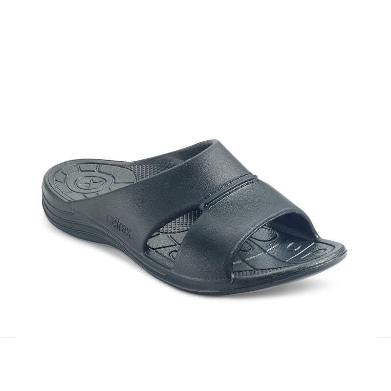 Bali Orthotic Slides Men Black - Aetrex Middle East