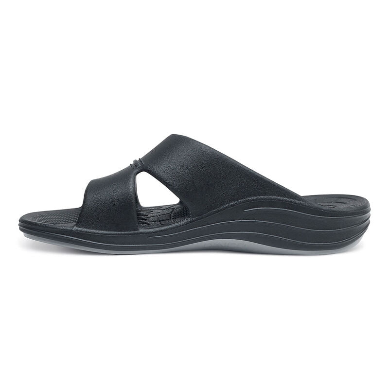 Bali Orthotic Slides Men Black - Aetrex Middle East