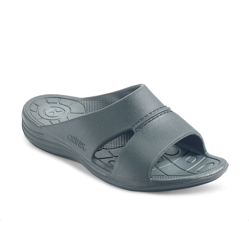 Bali Orthotic Slides Men Charcoal - Aetrex Middle East