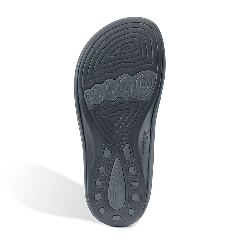 Bali Orthotic Slides Men Charcoal - Aetrex Middle East