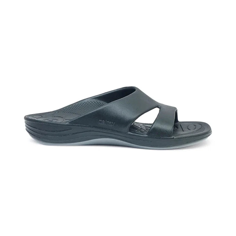 Bali Orthotic Slides Women Black - Sole Therapy