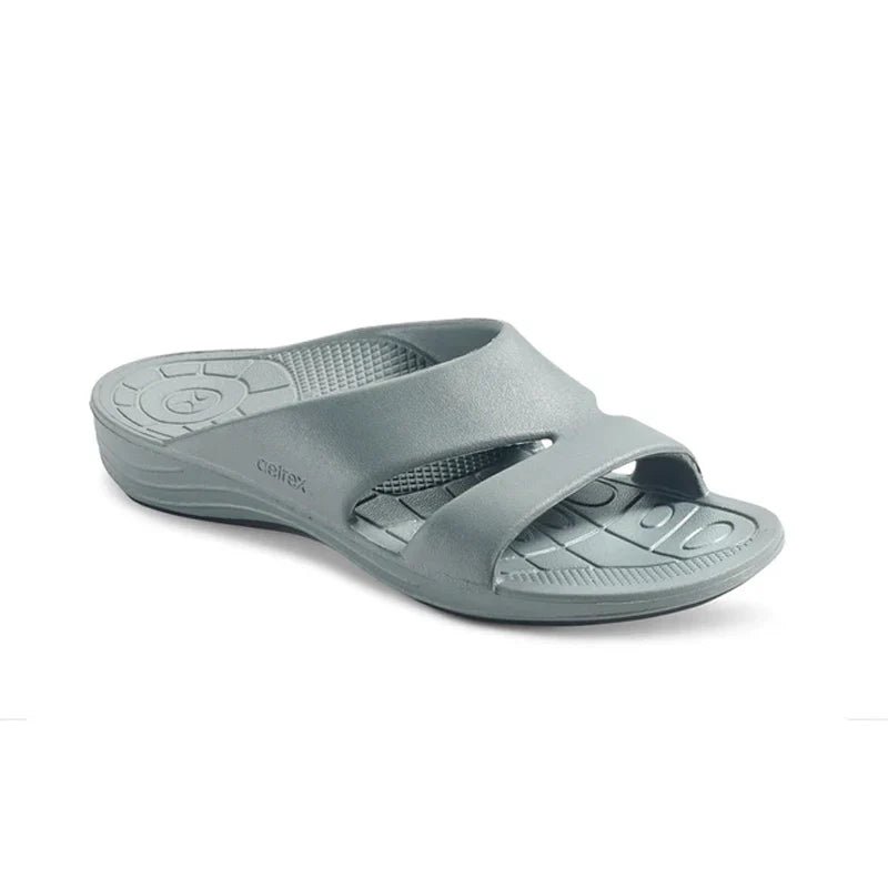 Bali Orthotic Slides Women Grey - Sole Therapy