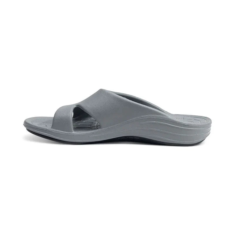 Bali Orthotic Slides Women Grey - Sole Therapy