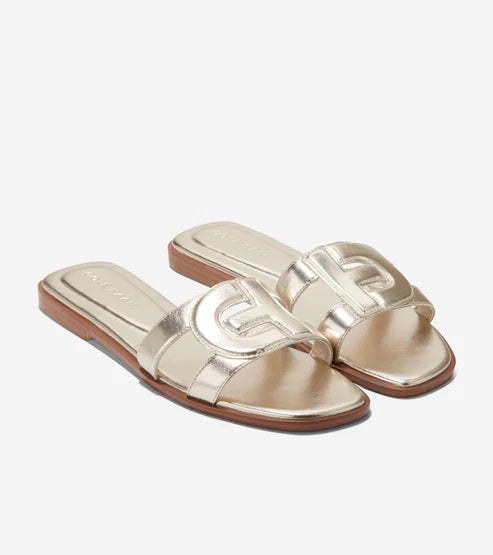 COLE HAAN LADIES CHRISEE SANDAL GOLD