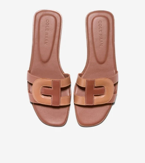 COLE HAAN WOMENS CHRISEE SANDAL BROWN