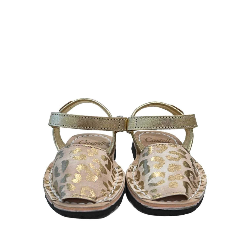 CASTELL IKER  LEOPARDINO KIDS SANDAL TAUPE - Sole Therapy