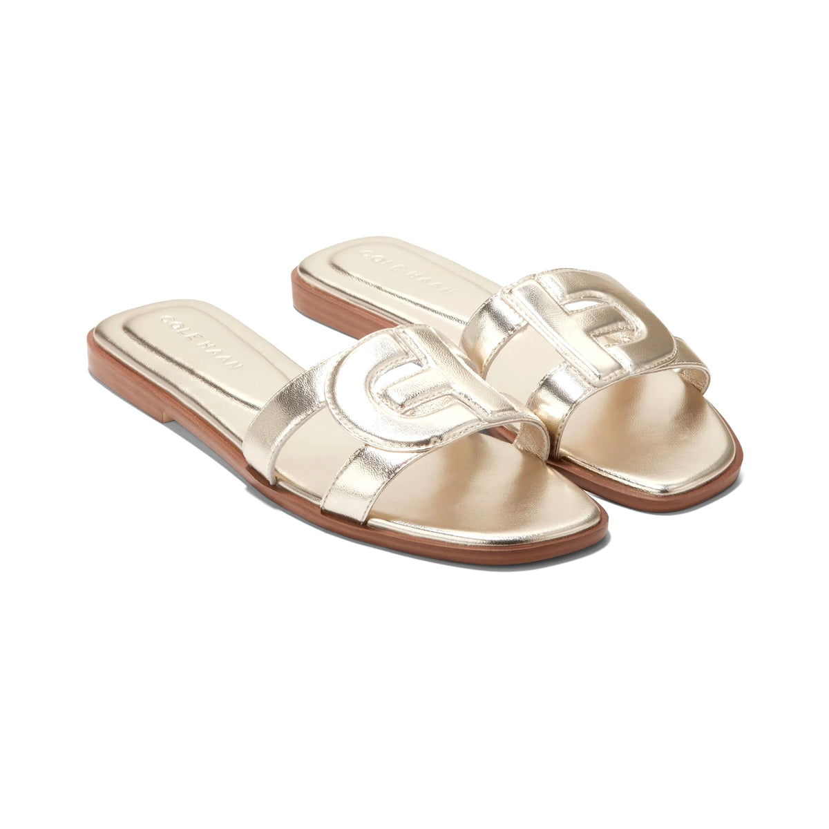 COLE HAAN LADIES CHRISEE SANDAL GOLD - Sole Therapy