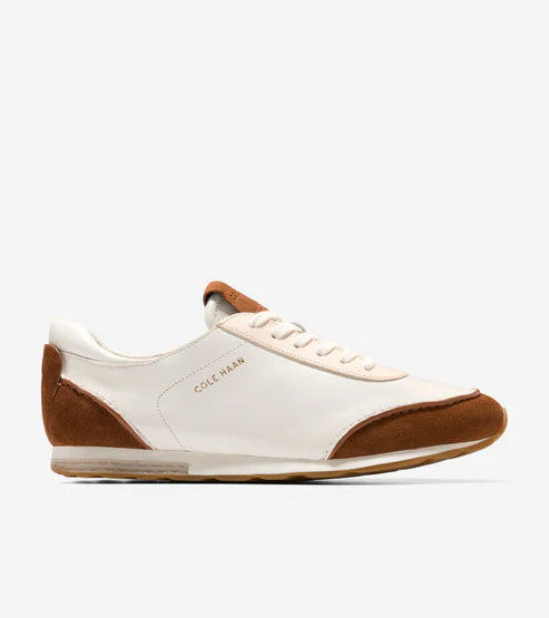 COLE HAAN LADIES GRANDPRØ ENERGYWEAVE LOW PROFILE SNEAKERSPOWDER- SAND DOLLAR- TOBACCO - Sole Therapy