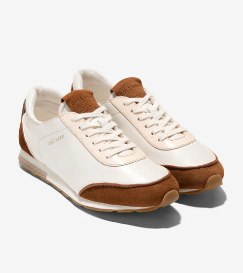 COLE HAAN LADIES GRANDPRØ ENERGYWEAVE LOW PROFILE SNEAKERSPOWDER- SAND DOLLAR- TOBACCO - Sole Therapy