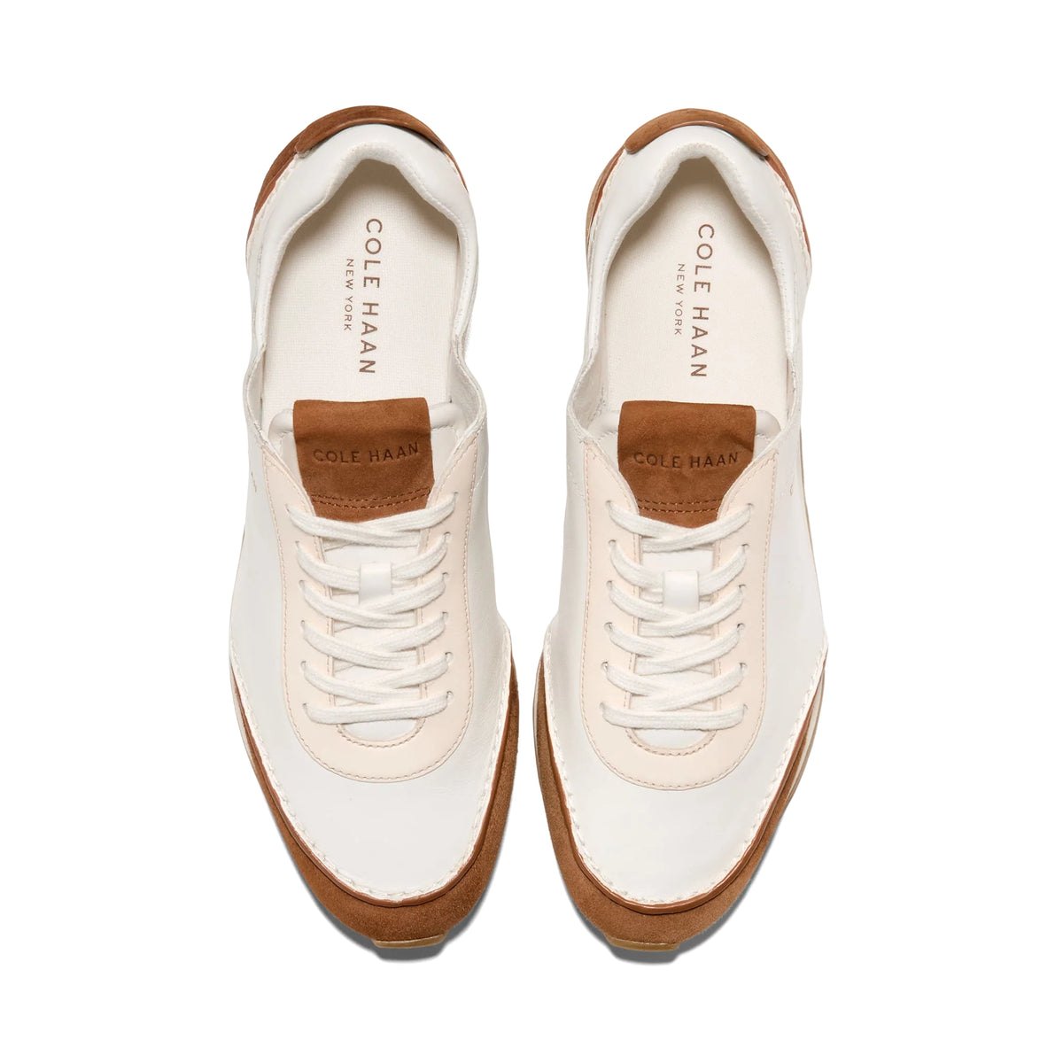 COLE HAAN LADIES GRANDPRØ ENERGYWEAVE LOW PROFILE SNEAKERSPOWDER- SAND DOLLAR- TOBACCO - Sole Therapy
