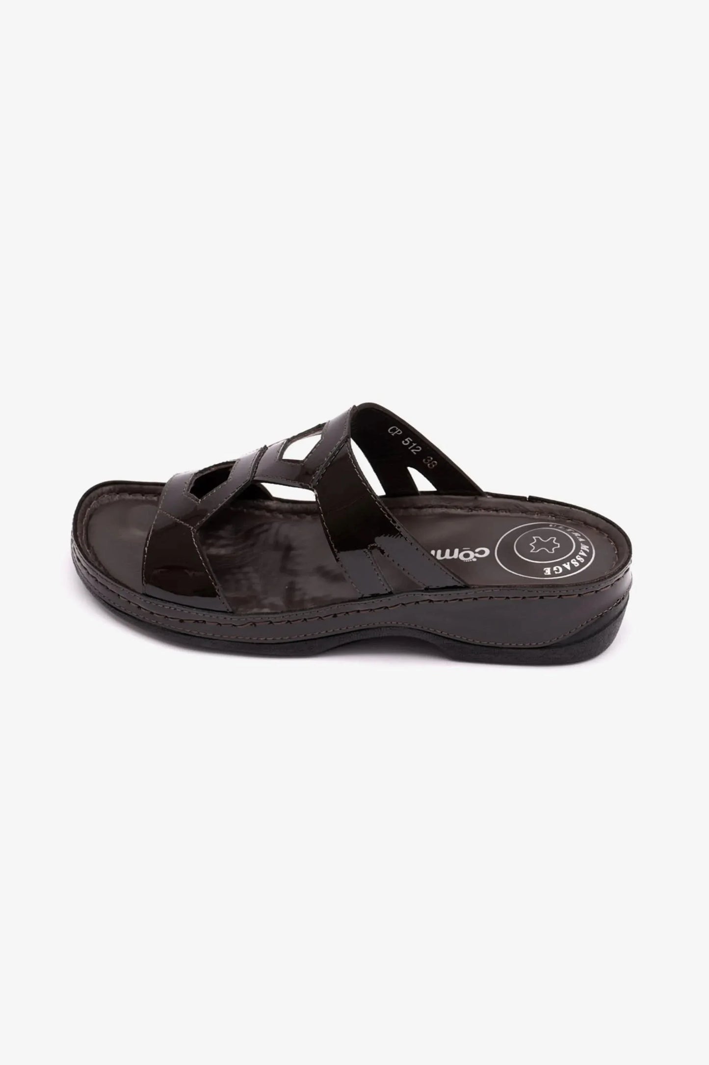 Comfort Plus Women's Ultra Massage Point Sandals Brown LSDCP512