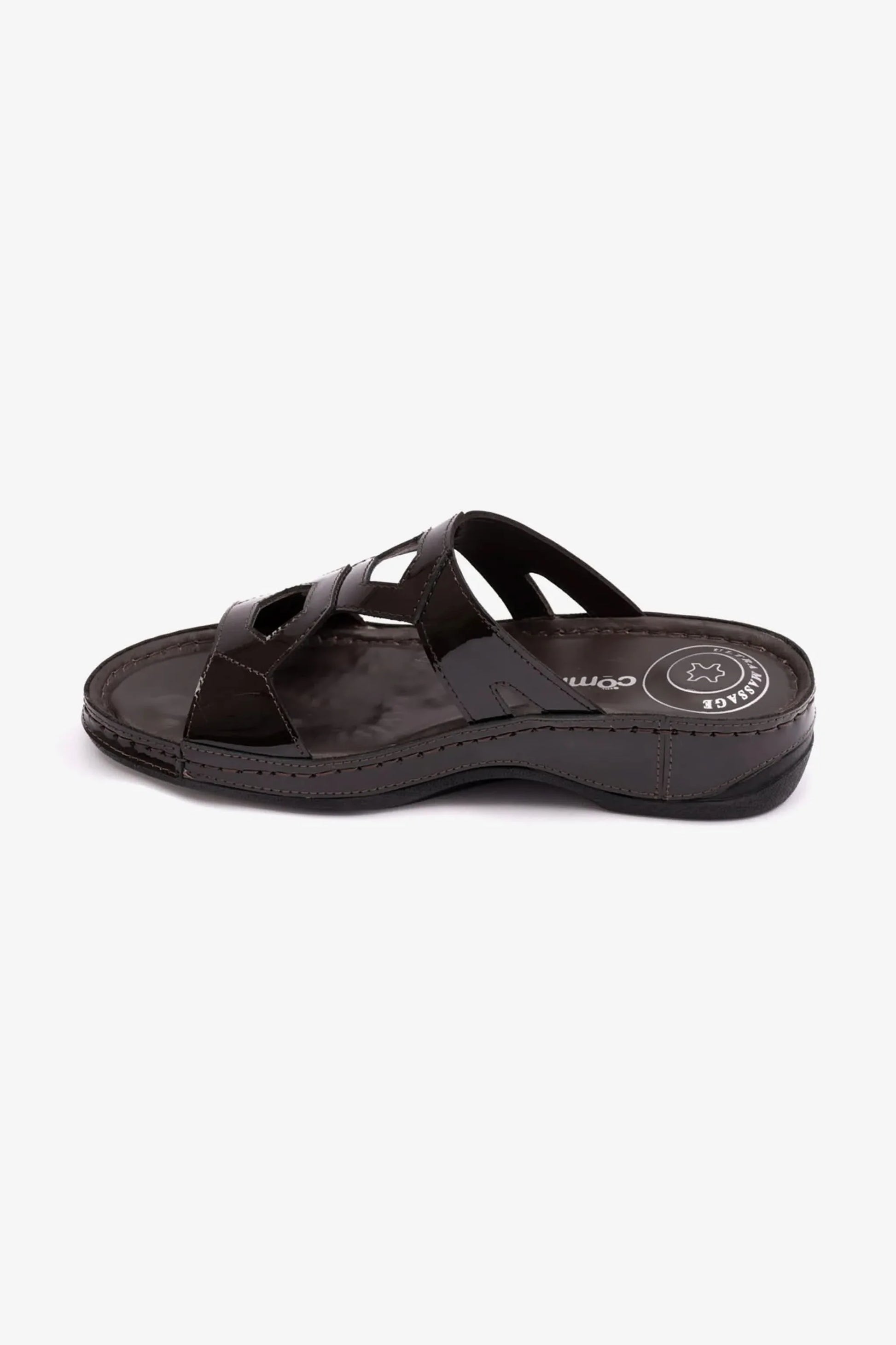Comfort Plus Women's Ultra Massage Point Sandals Brown LSDCP512