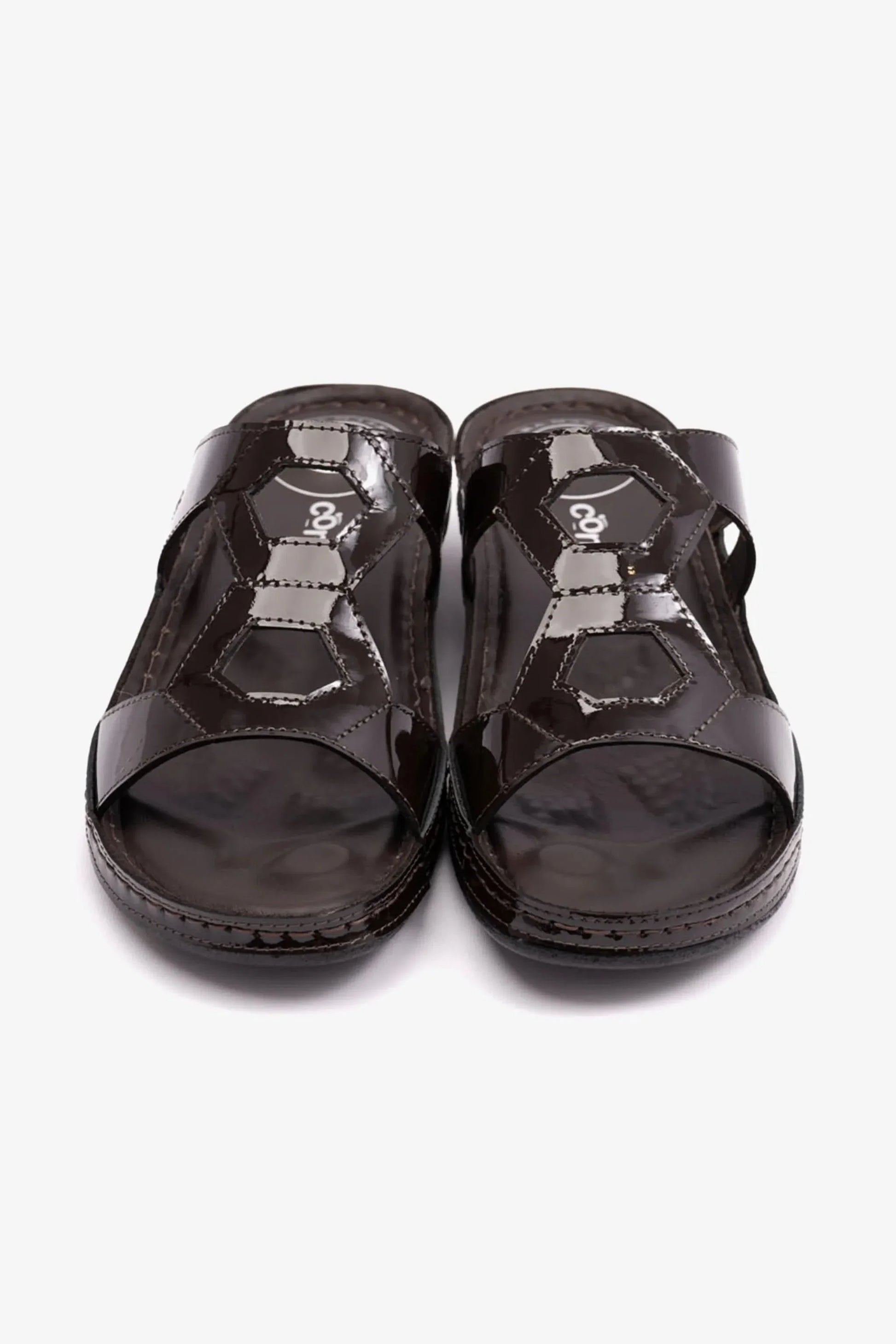 Comfort Plus Women's Ultra Massage Point Sandals Brown LSDCP512