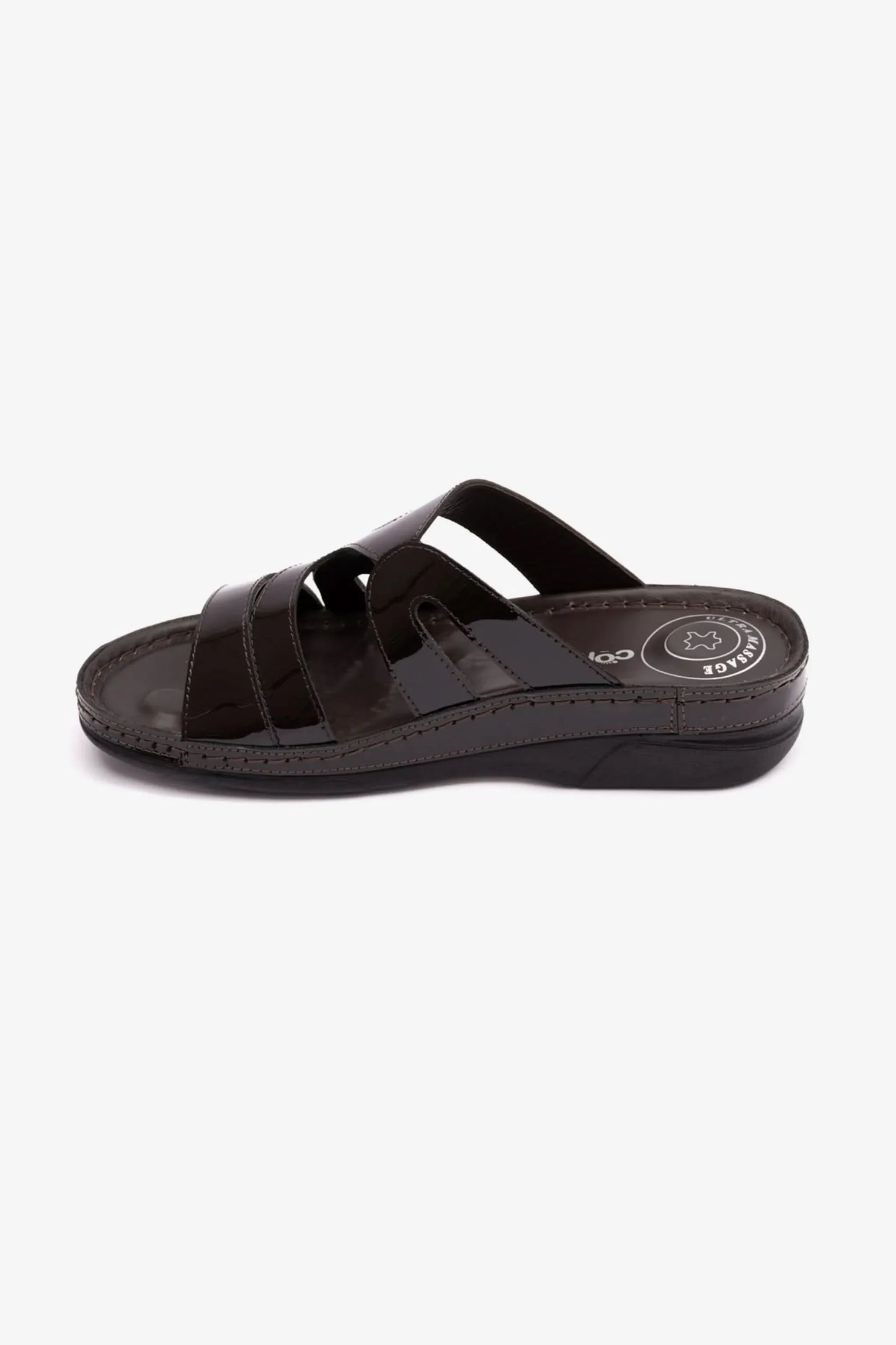 Comfort Plus Women's Italian Design Arabic Sandals Brown LSDCP412