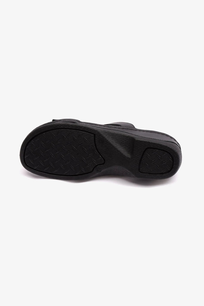 Comfort Plus Women's Mid Heel Sandals Black LSDCP513