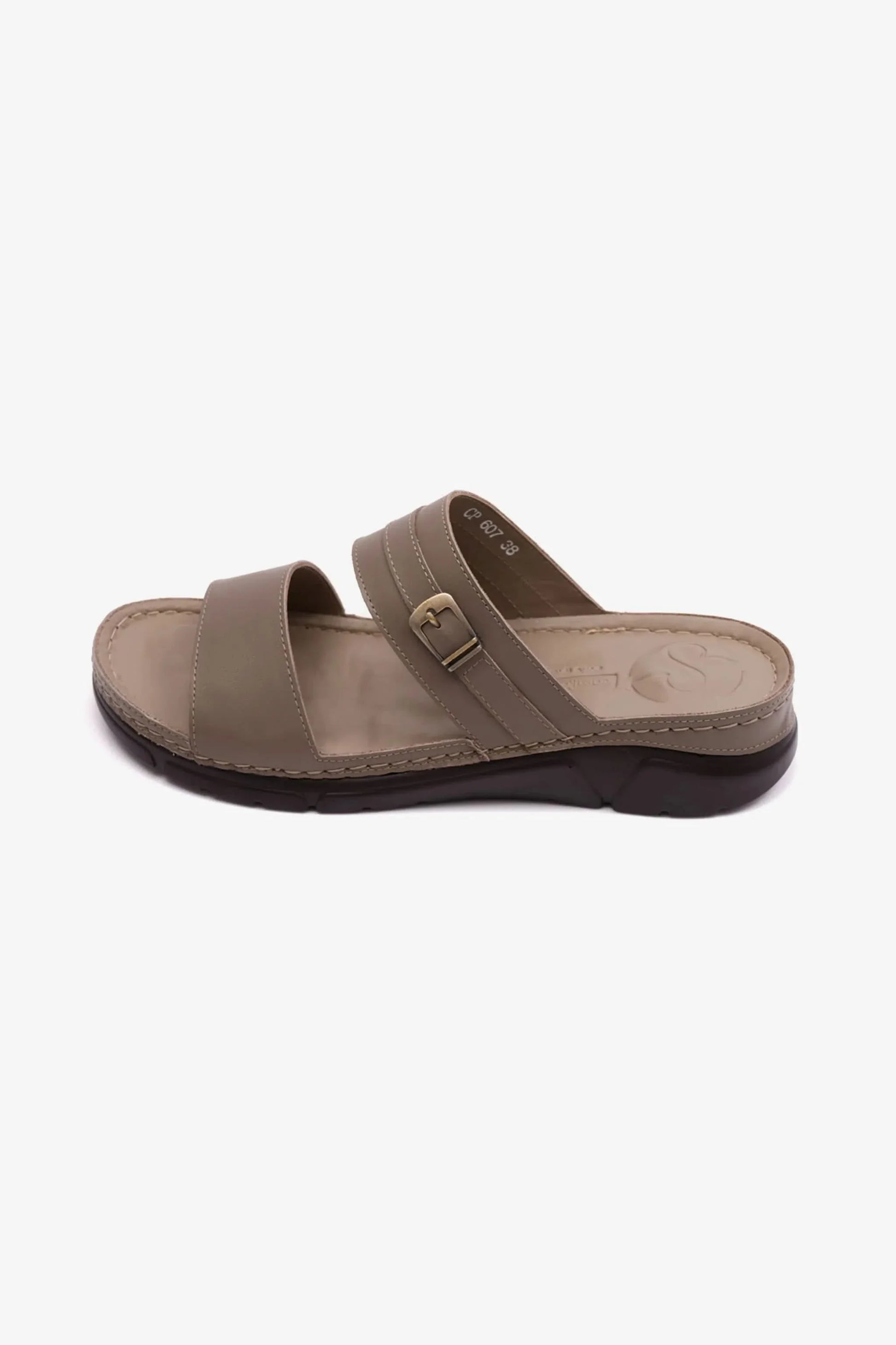 Comfort Plus Women's Elegant Trim Arabic Sandals Stone LSDCP607