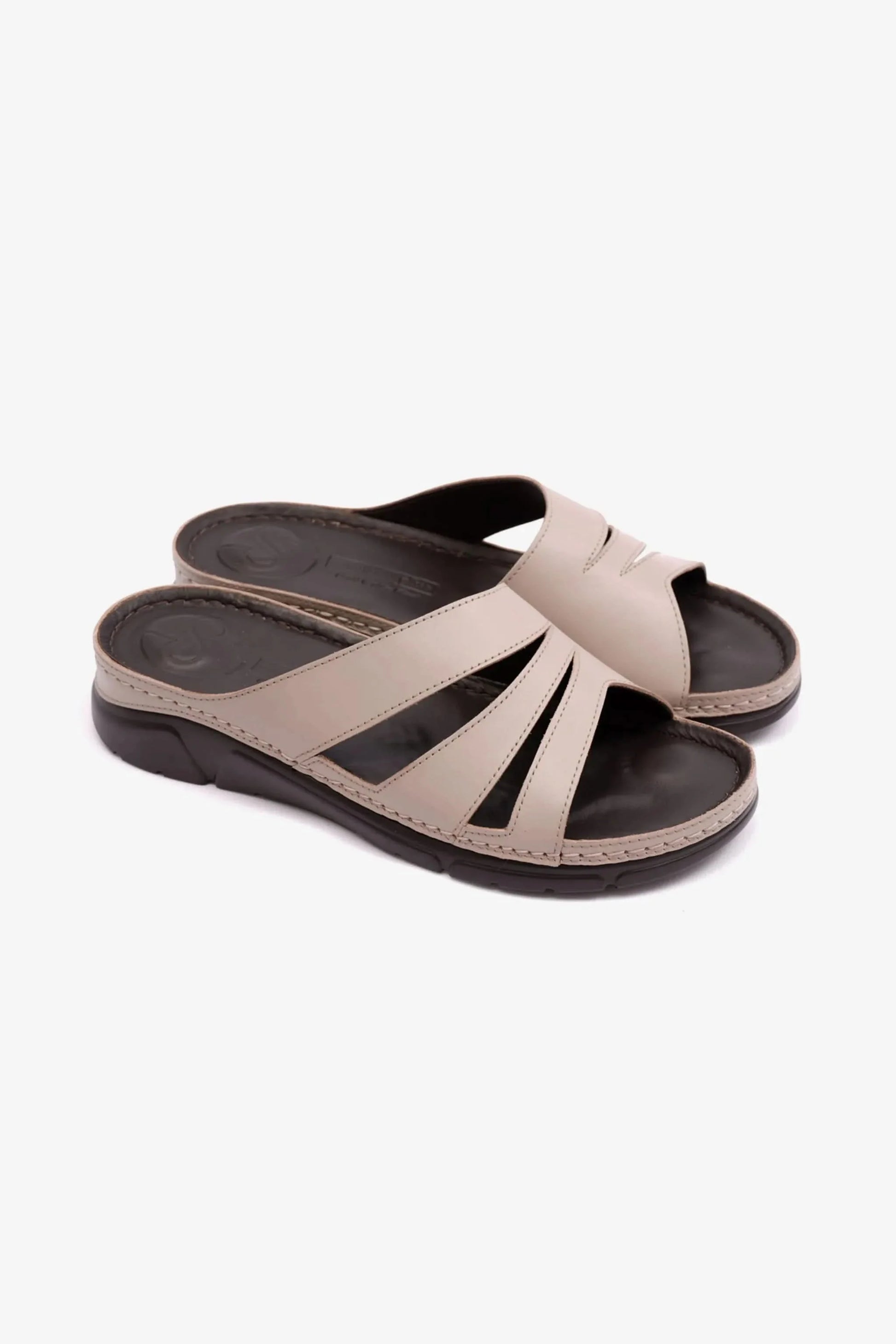 Comfort Plus Women's Flexible Outsole Arabic Sandals Stone LSDCP611