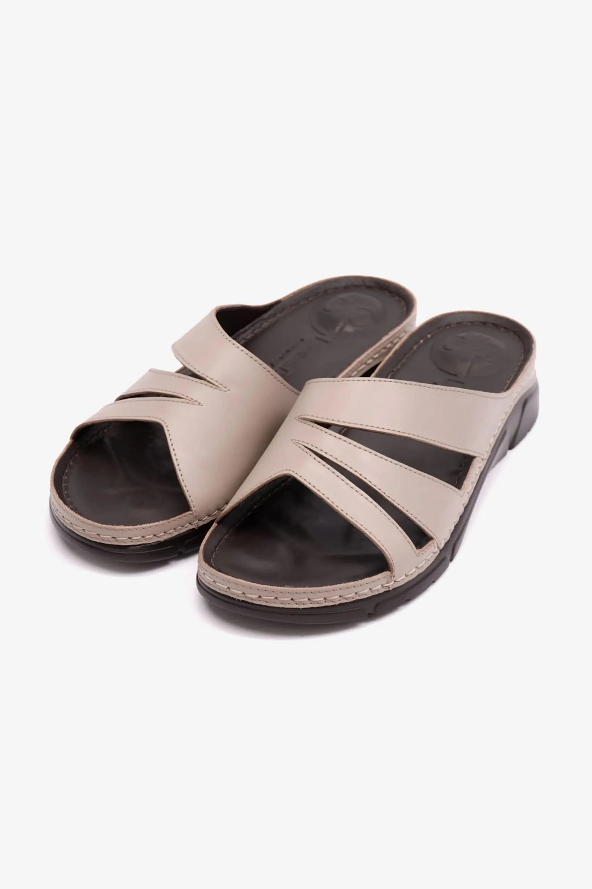 Comfort Plus Women's Flexible Outsole Arabic Sandals Stone LSDCP611