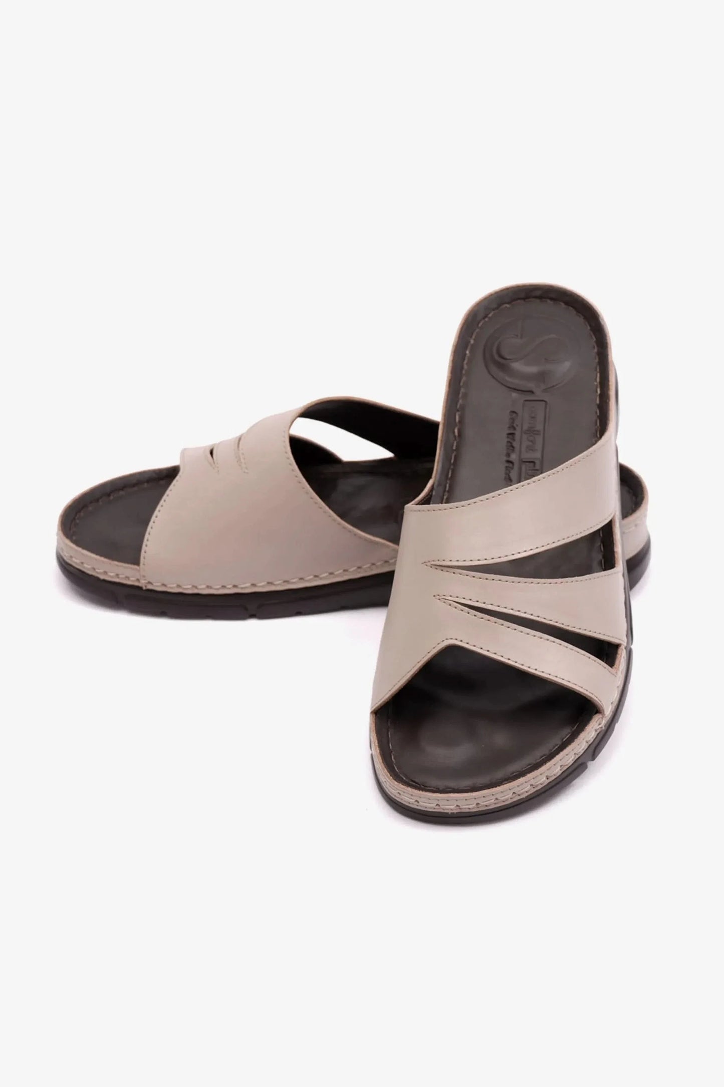 Comfort Plus Women's Flexible Outsole Arabic Sandals Stone LSDCP611