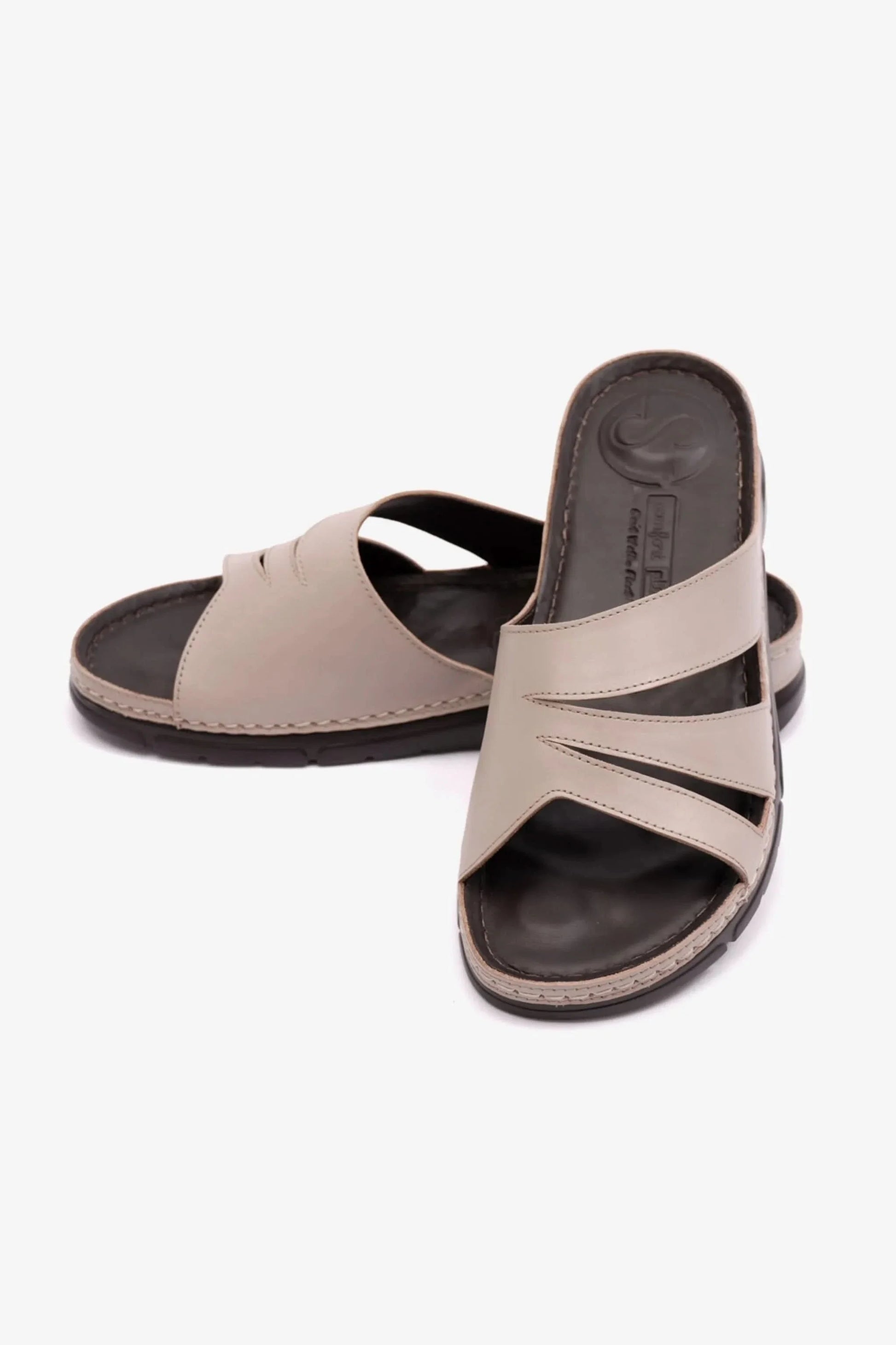 Comfort Plus Women's Flexible Outsole Arabic Sandals Stone LSDCP611