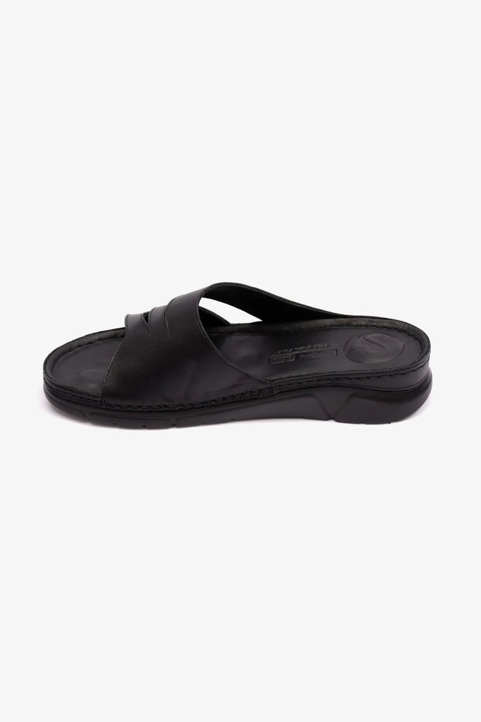 Comfort Plus Women's Flexible Outsole Arabic Sandals Black LSDCP611