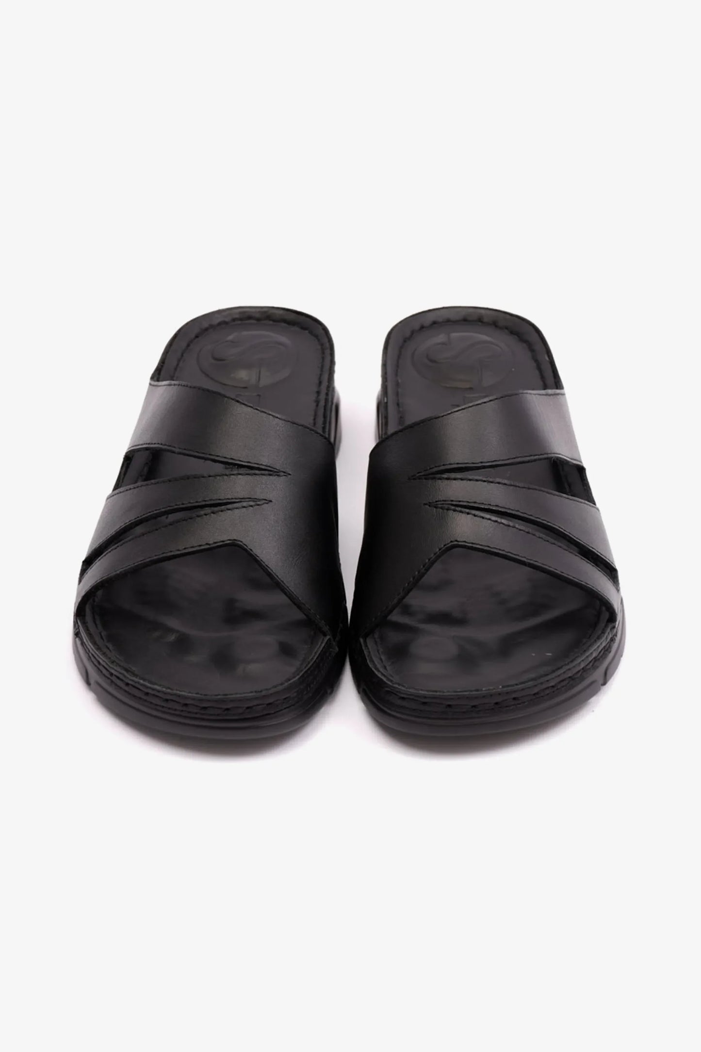 Comfort Plus Women's Flexible Outsole Arabic Sandals Black LSDCP611