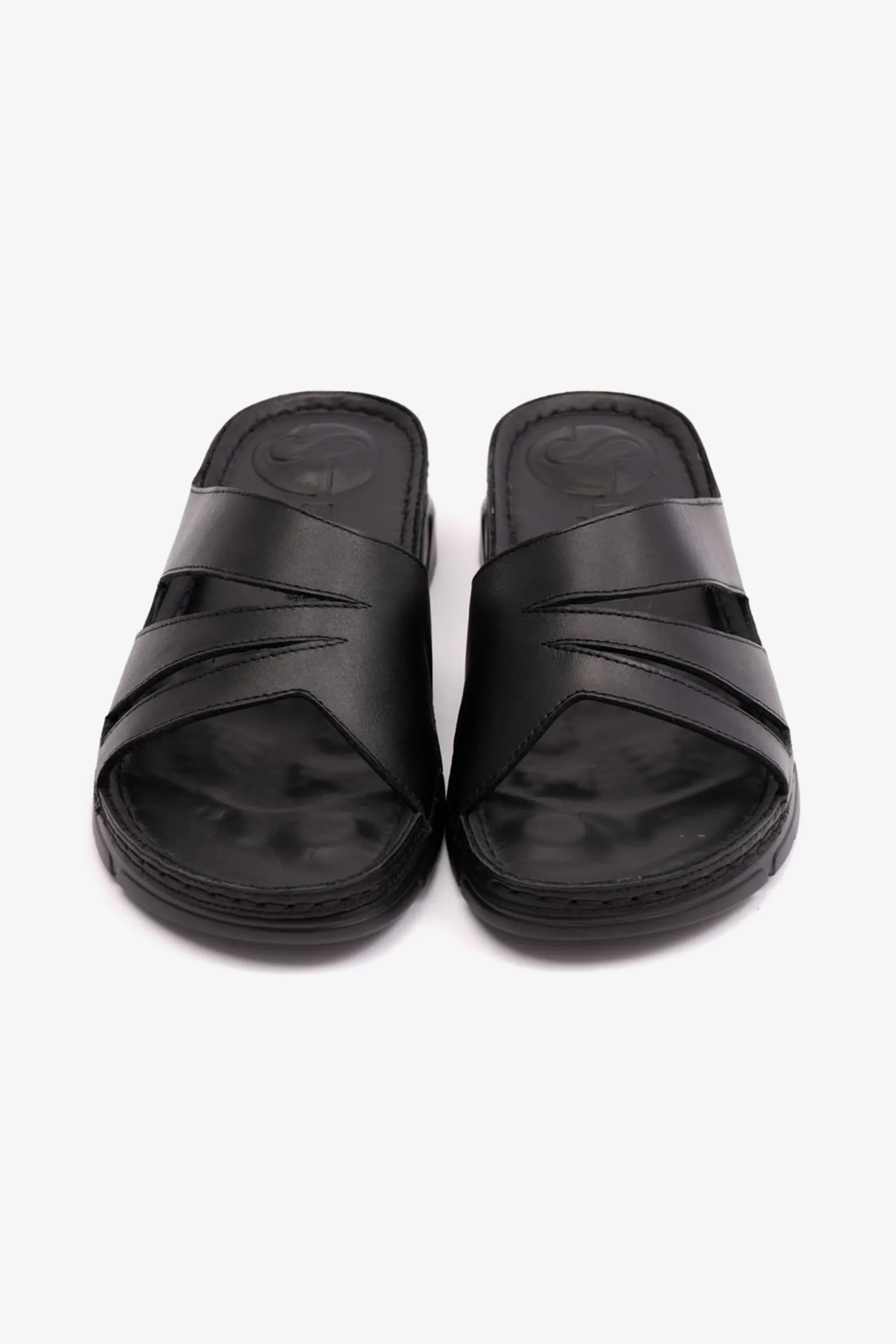 Comfort Plus Women's Flexible Outsole Arabic Sandals Black LSDCP611