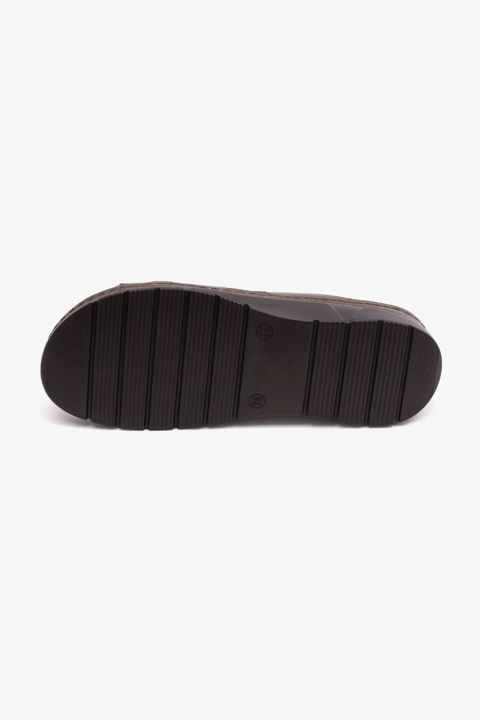 Comfort Plus Women's Flexible Outsole Arabic Sandals Brown LSDCP611