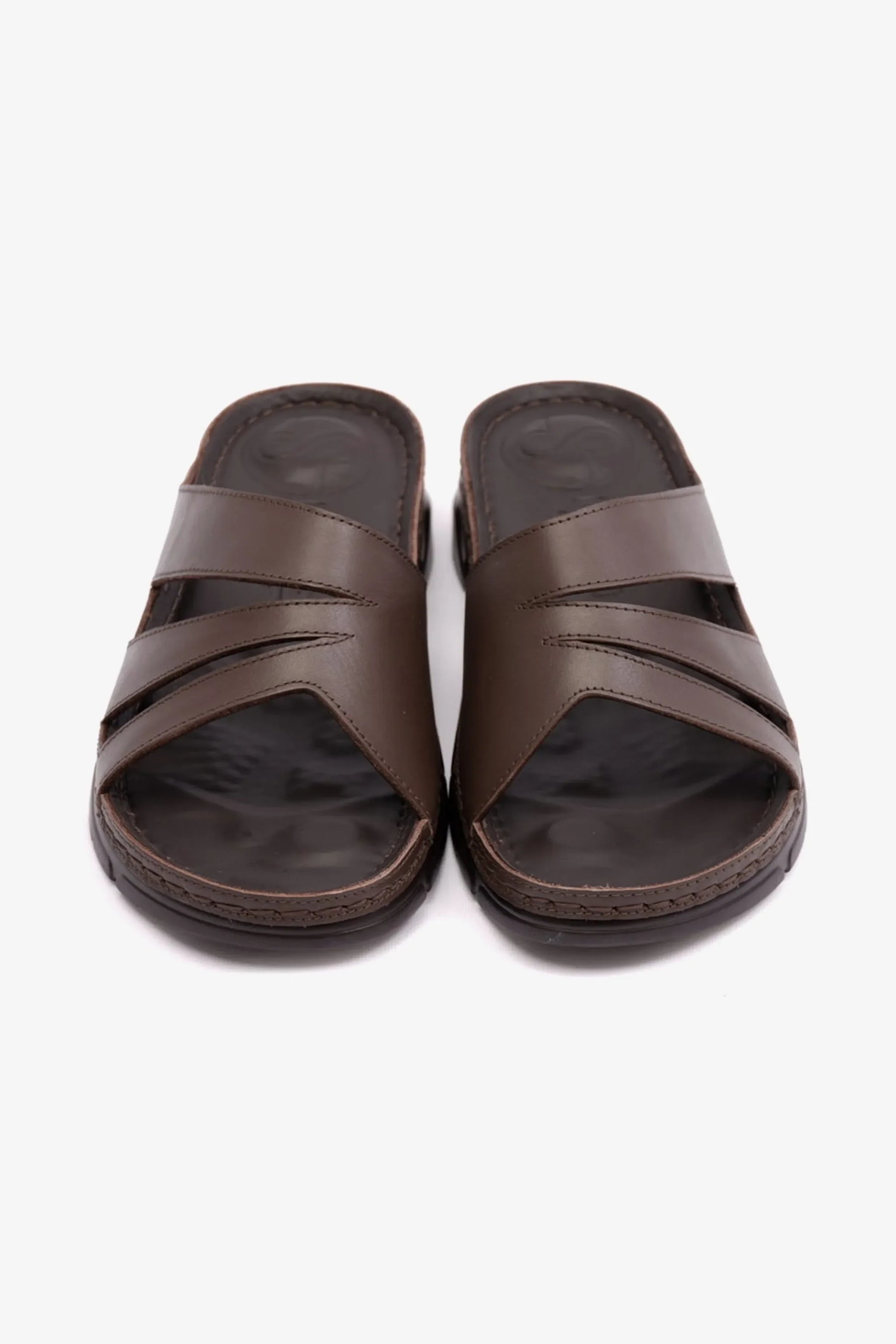 Comfort Plus Women's Flexible Outsole Arabic Sandals Brown LSDCP611