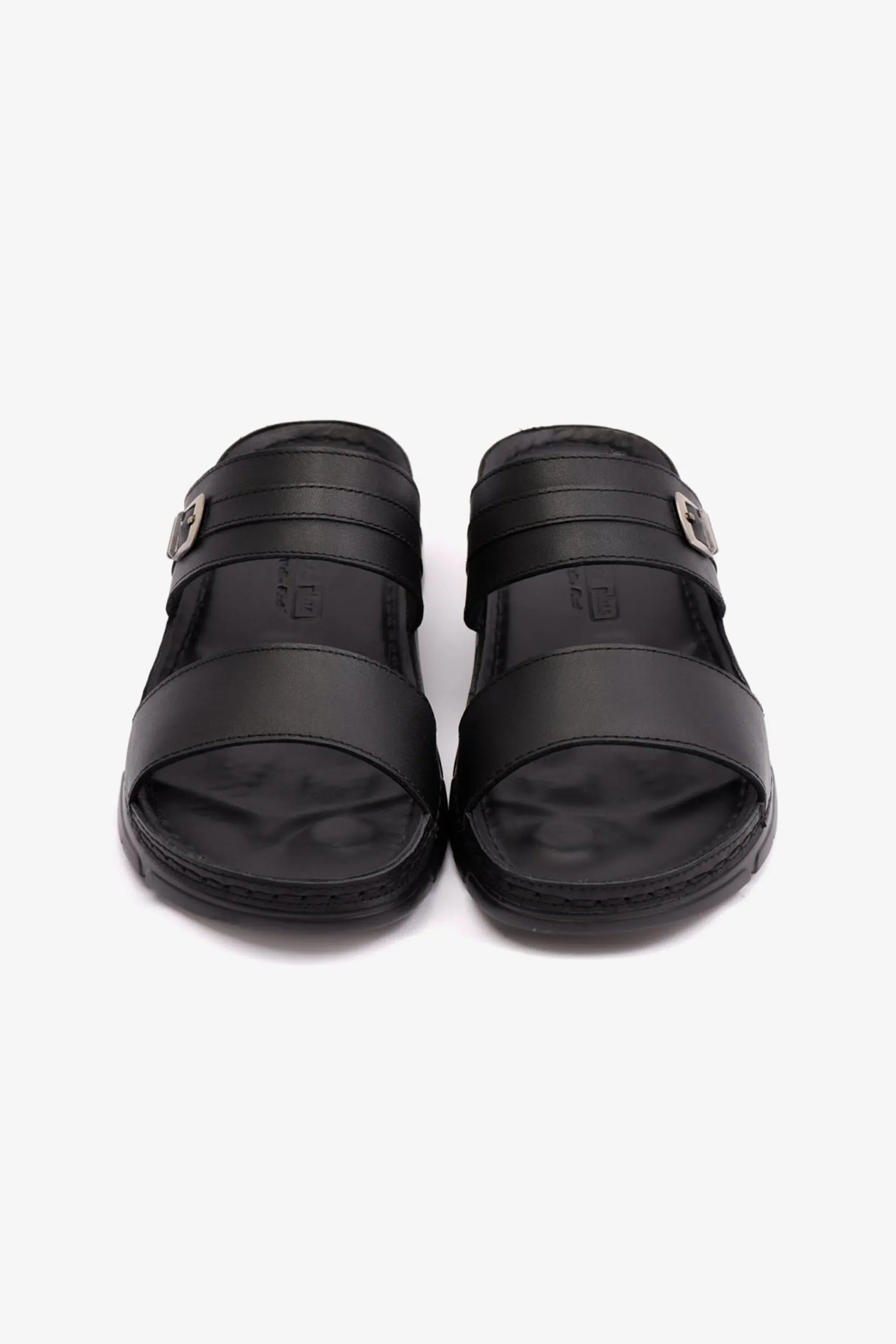 Comfort Plus Women's Elegant Trim Mid Heel Sandals Black LSDCP607