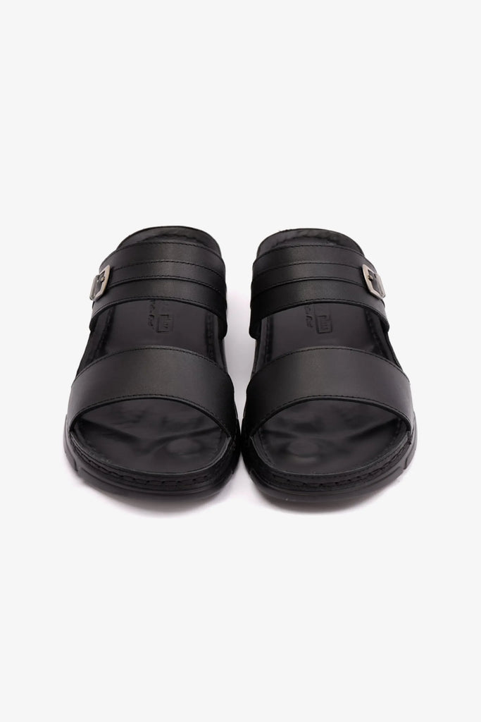Comfort Plus Women's Elegant Trim Mid Heel Sandals Black LSDCP607